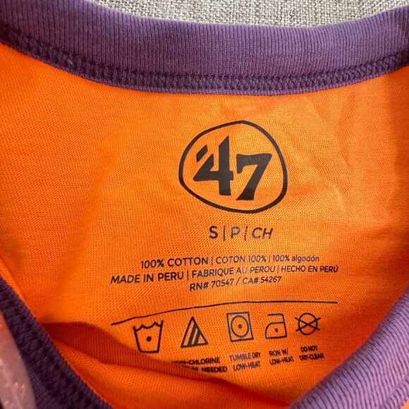 NEW! 47 Clemson Tigers Shirt Orange NCAA Fan Short Sleeve Small Cotton‎ $42 - Picture 5 of 8